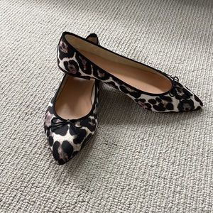 EUC J. Crew Leopard Flats - 9